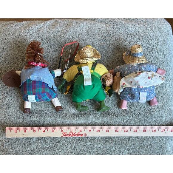 Russ Berrie Pig Horse And Frog Kathleen Kelly Critter Factory Vintage Collection - Picture 8 of 9